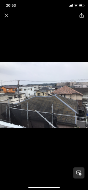 羽村市 屋根吹き替え始まります。